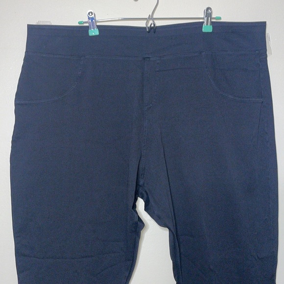 Halara Flex High Waisted Stretchy Knit Denim Plus Size Jeggings - Picture 5 of 14